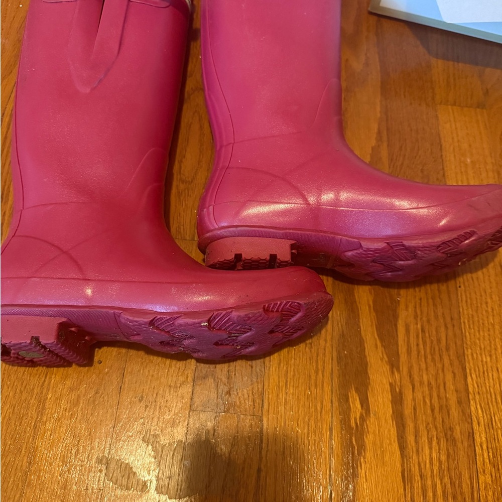 Hunter Raspberry Burgundy Boots - image 1